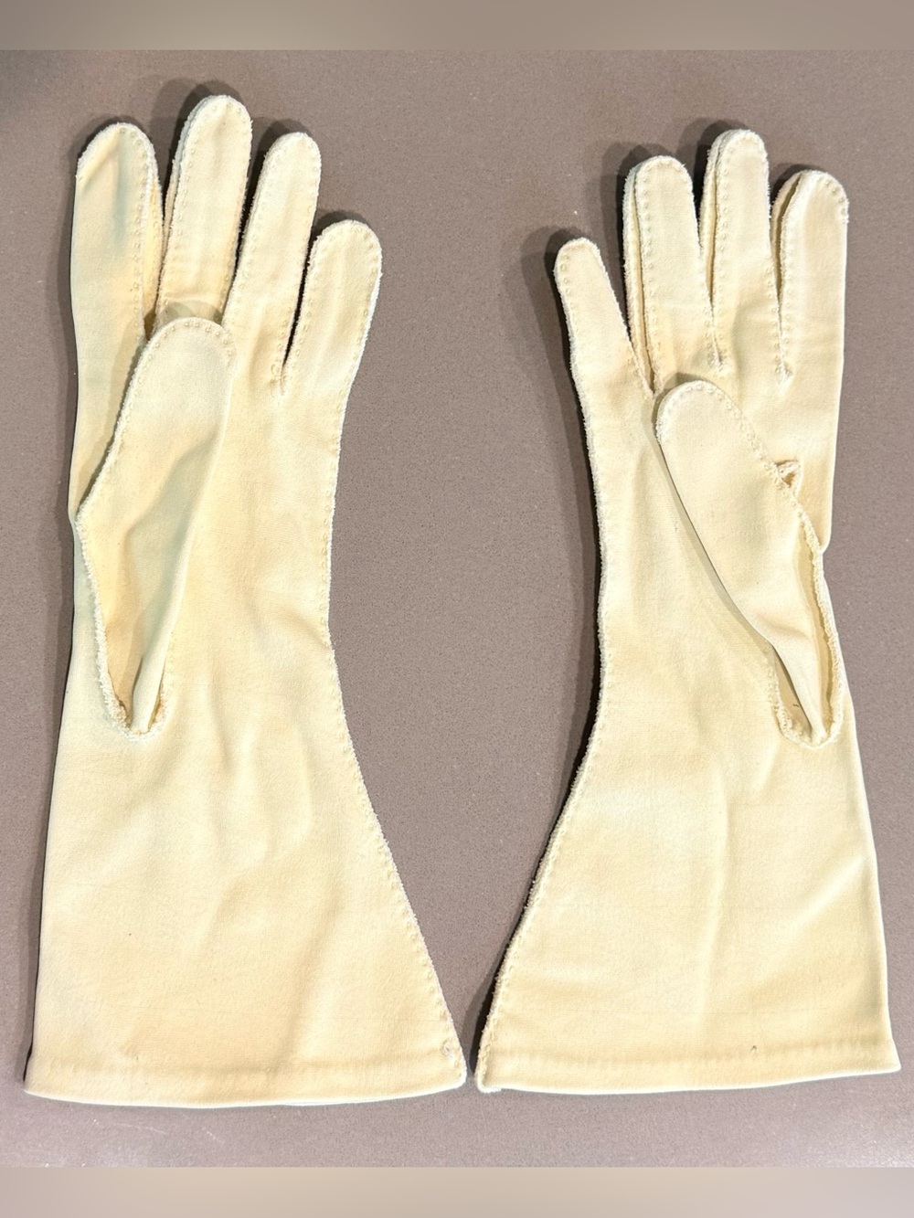 Long Cream Women's Dress Gloves